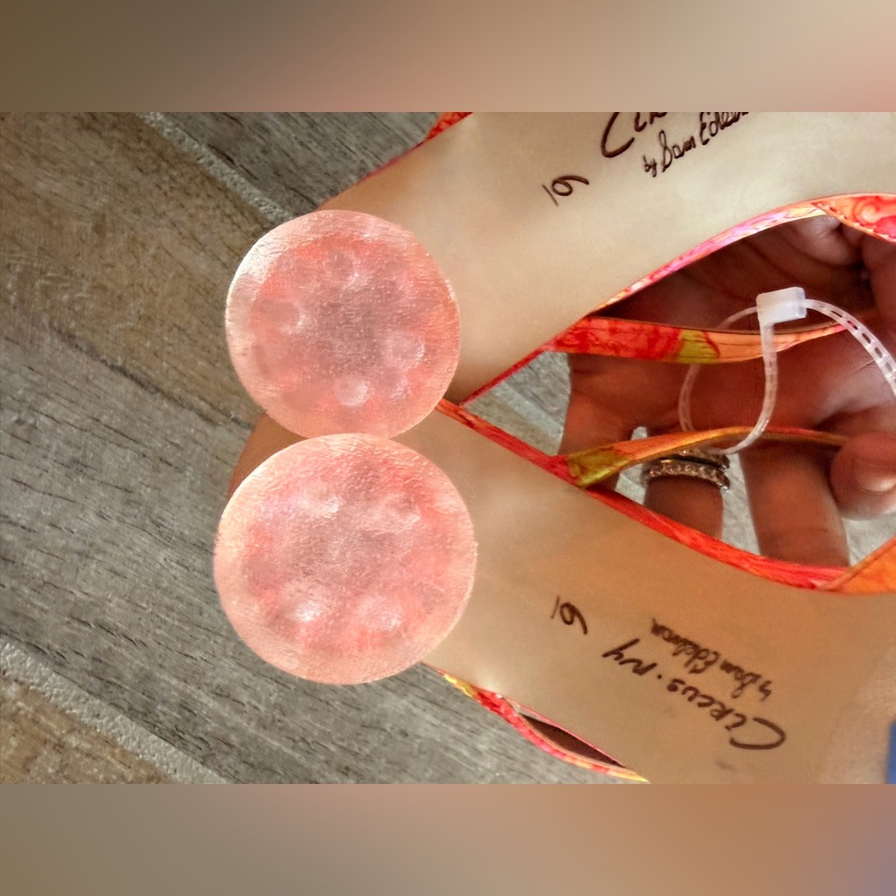 Circus by Sam Edelman Natalina Kitten Heels In Orange size 6 - Picture 4 of 4